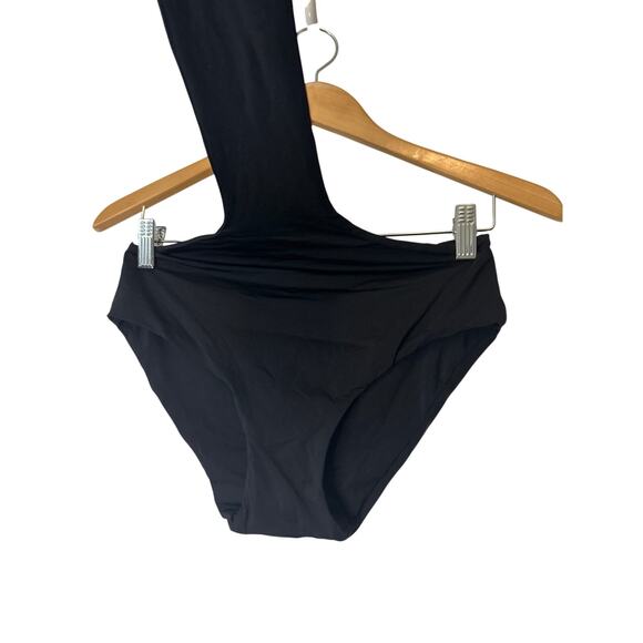 Maygel Coronel Black One-Shoulder Cutout Style Bikini Set NWT Size 10 - Picture 7 of 15